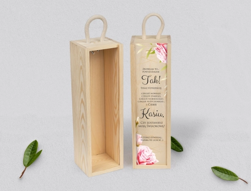 Prośba o Świadkowanie - SNW naturalna Flowers & Frame Motyw 5