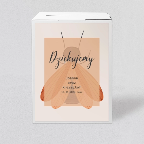 Pudełko na koperty i pieniądze Butterflies - Motyw 2