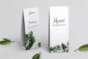Podziękowanie Merci - Pudełeczko Soft Motyw 1