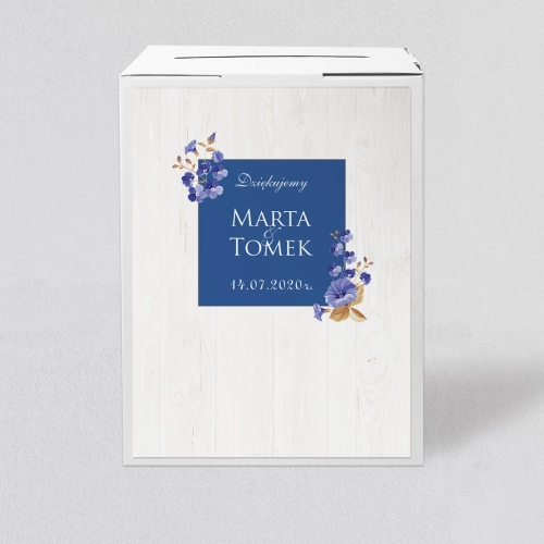 Pudełko na koperty i pieniądze Biała Stodoła - Motyw 5