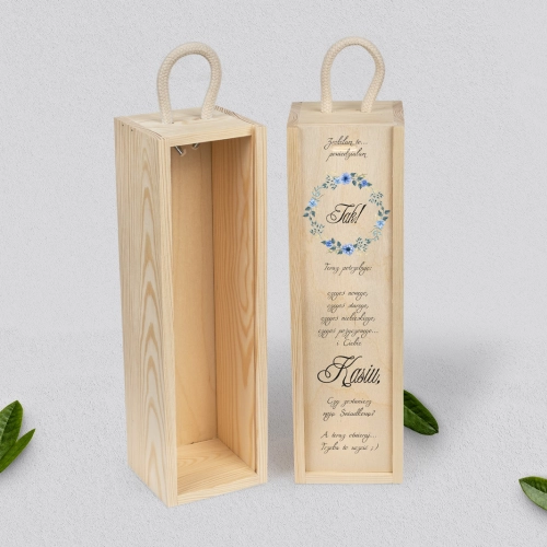 Prośba o Świadkowanie - SNW naturalna Akwarelowe Wianki Motyw 1