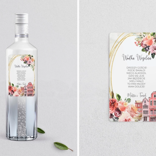 Naklejki na alkohol - Spring Love - Motyw 5