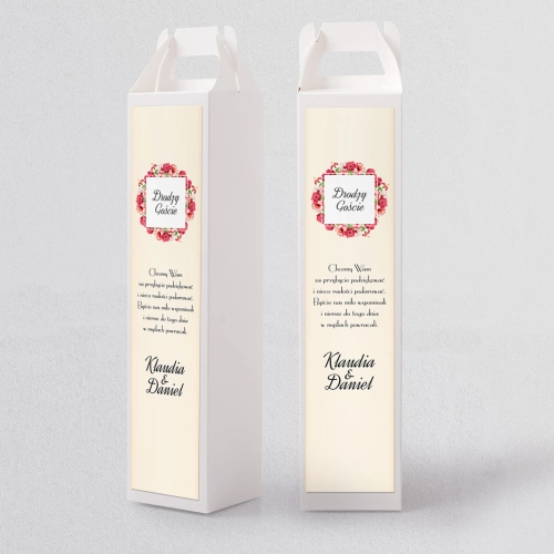 Pudełko na alkohol Love Motyw 16