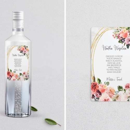 Naklejki na alkohol - Spring Love - Motyw 2