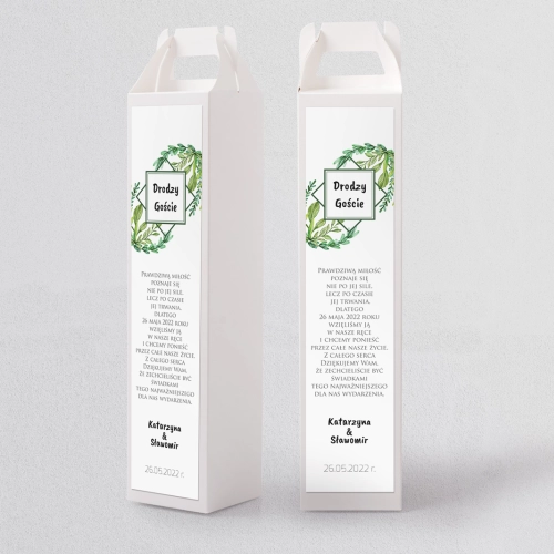 Pudełko na alkohol Bukiety Motyw 11