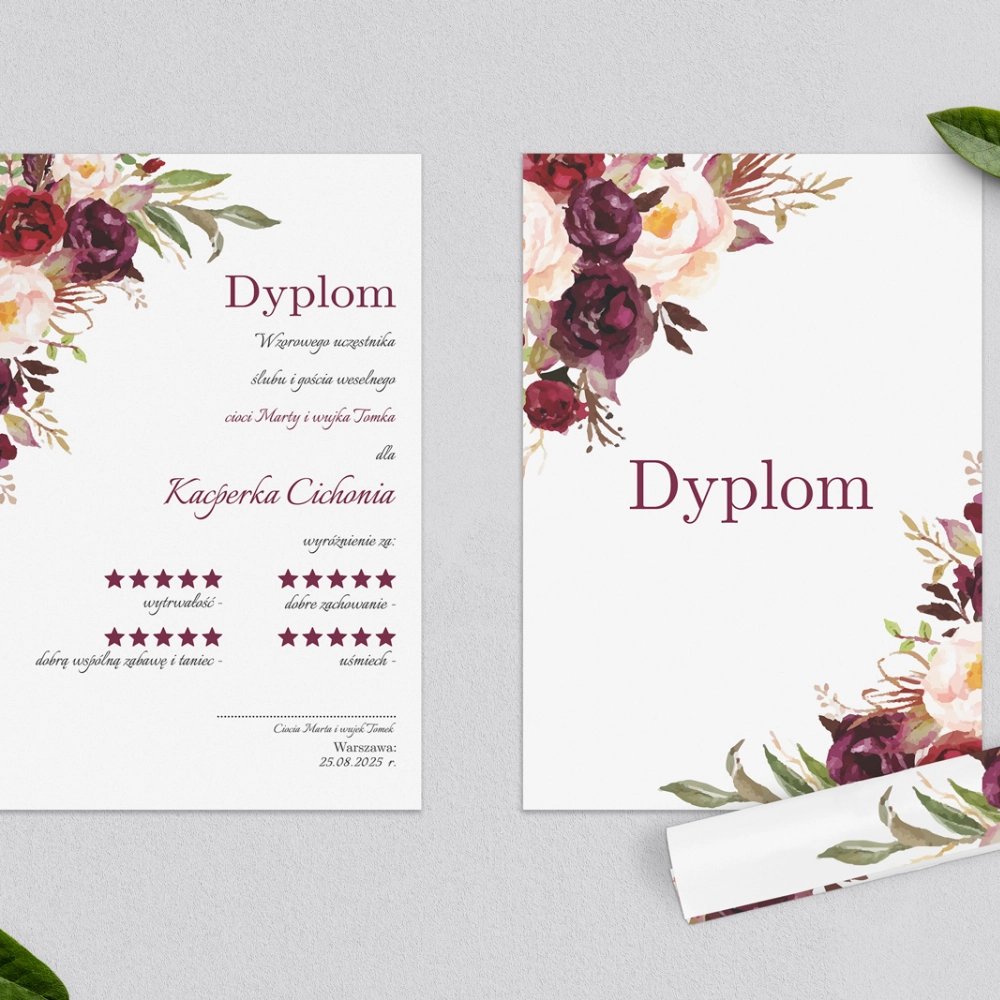 Dyplomy dla Dzieci - Fabello Motyw 2