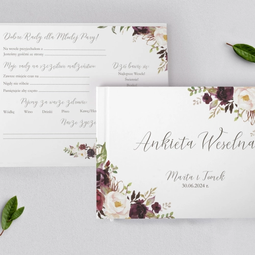 Ankieta Weselna - PasteLove Motyw 3