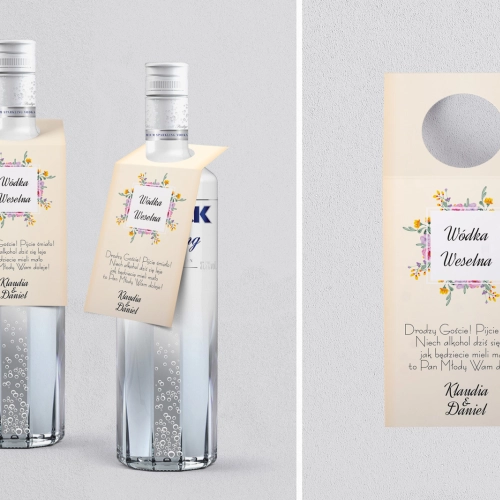 Zawieszka na alkohol oczko Love Motyw 1