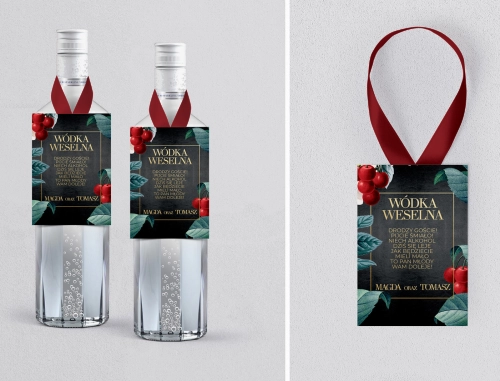 Zawieszka na alkohol Amore - ramka - Motyw 1