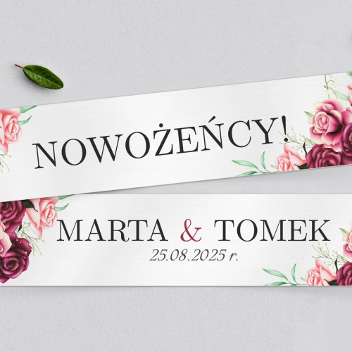 Tablice Rejestracyjne 2 szt. - Fabello Motyw 3