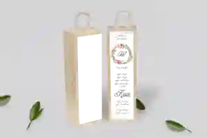 Prośba o Świadkowanie - SNW Akryl naturalna Akwarelowe Wianki Motyw 5