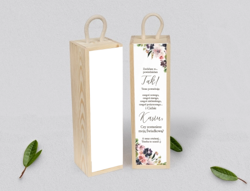 Prośba o Świadkowanie - SNW Akryl naturalna PasteLove Motyw 4