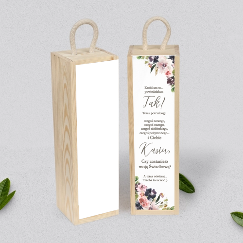 Prośba o Świadkowanie - SNW Akryl naturalna PasteLove Motyw 4