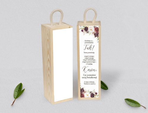 Prośba o Świadkowanie - SNW Akryl naturalna PasteLove Motyw 3