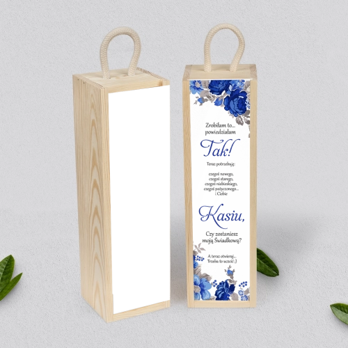 Prośba o Świadkowanie - SNW Akryl naturalna Serca Kwiat Motyw 2