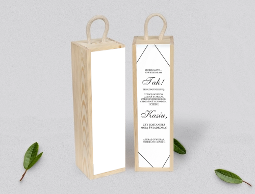 Prośba o Świadkowanie - SNW Akryl naturalna Elegance Motyw 1