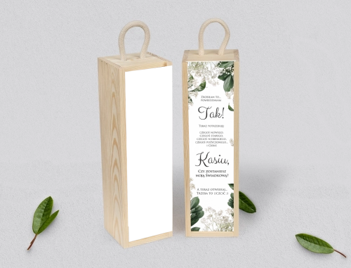 Prośba o Świadkowanie - SNW Akryl naturalna Soft Motyw 1