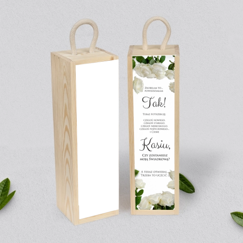 Prośba o Świadkowanie - SNW Akryl naturalna Soft Motyw 4