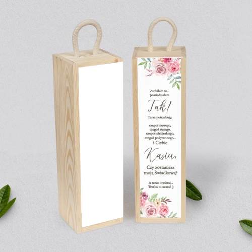 Prośba o Świadkowanie - SNW Akryl naturalna PasteLove Motyw 2