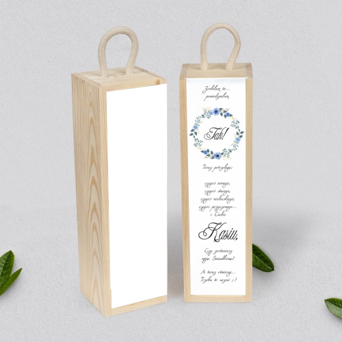 Prośba o Świadkowanie - SNW Akryl naturalna Akwarelowe Wianki Motyw 1