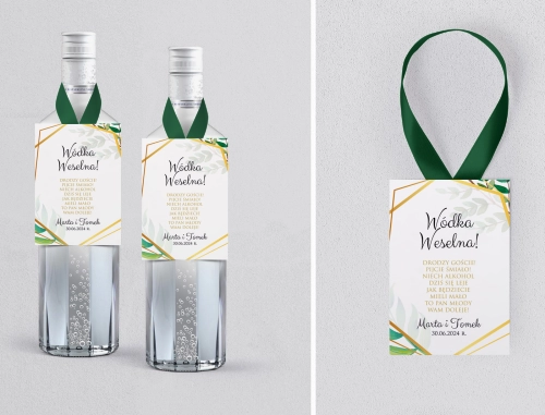 Zawieszka na alkohol Flowers & Frame - Motyw 2