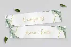 Tablice Rejestracyjne 2 szt. - Liście Motyw 3