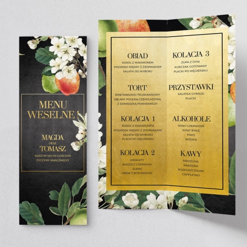 Menu Weselne Amore - Motyw 4