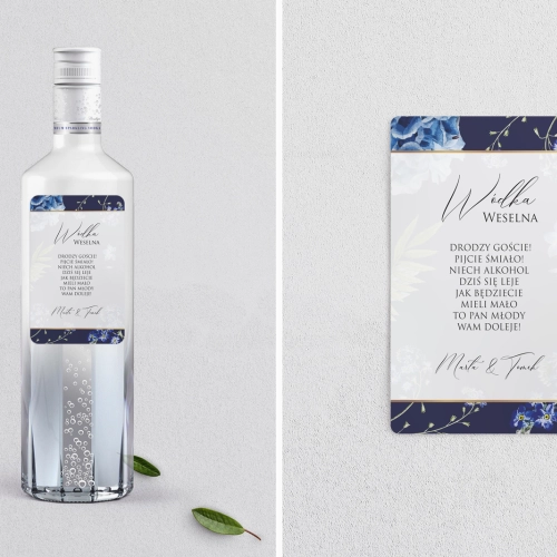 Naklejki na alkohol - Loveletter Motyw 4