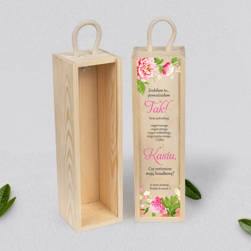 Prośba o Świadkowanie - SNW naturalna Serca Kwiat Motyw 1