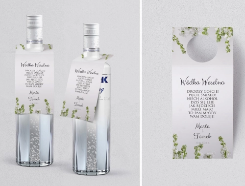 Zawieszka na alkohol oczko Soft Motyw 8
