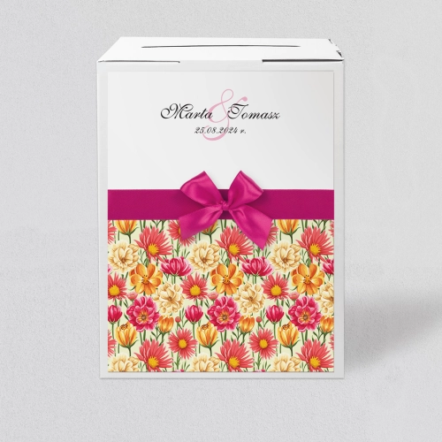 Pudełko na koperty i pieniądze Laura Motyw 1