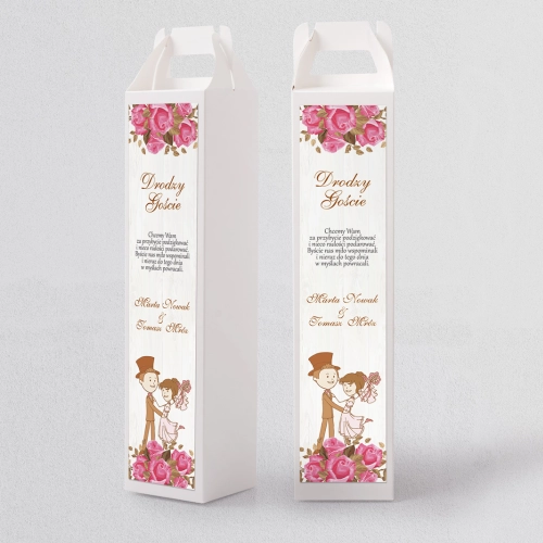 Pudełko na alkohol Naturalna Miłość Motyw 17