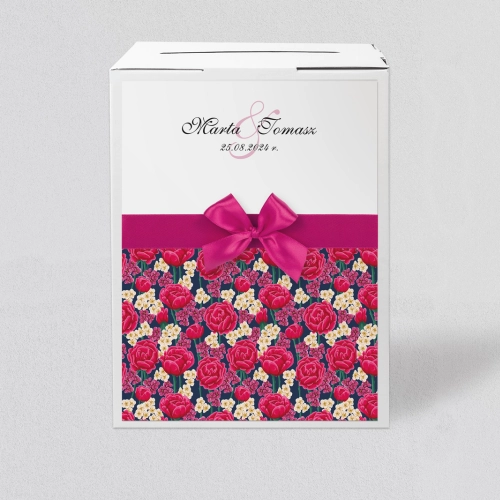 Pudełko na koperty i pieniądze Laura Motyw 4