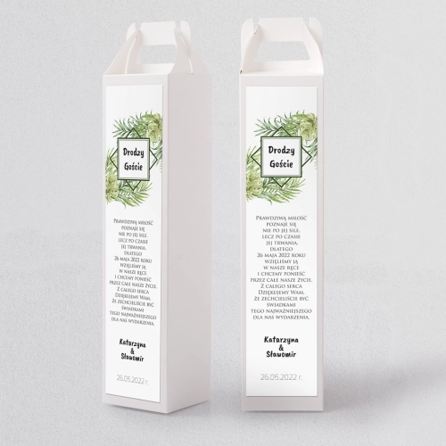 Pudełko na alkohol Bukiety Motyw 12