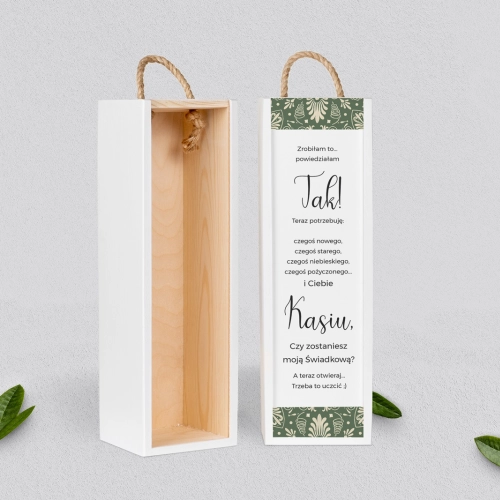 Prośba o Świadkowanie - SNW biała Vintage Motyw 2