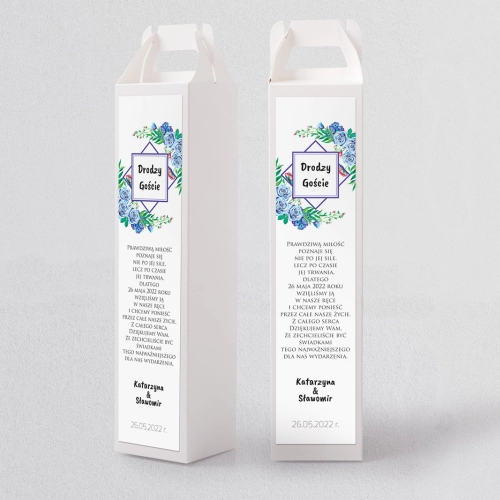 Pudełko na alkohol Bukiety Motyw 3