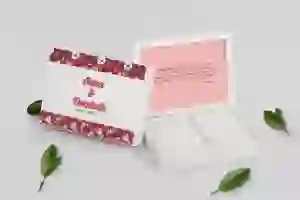 Pudełko na obrączki prostokątne białe - Retro Style Motyw 2
