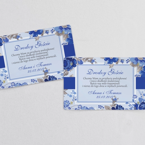 Naklejki na ciasto weselne Nasz Dzień Motyw 1