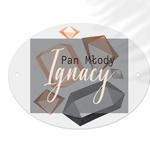 Zawieszka na krzesła - Owalna Butterflies - Motyw 3