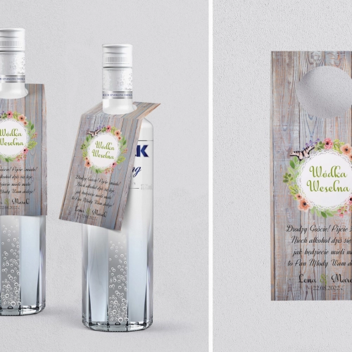 Zawieszka na alkohol oczko Rustical Motyw 11