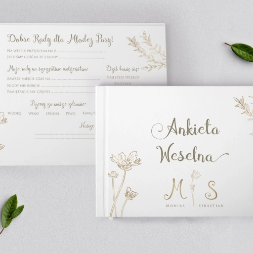 Ankieta Weselna - Fiori Motyw 4