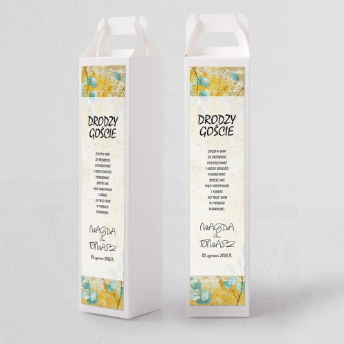 Pudełko na alkohol Mgiełka Motyw 3