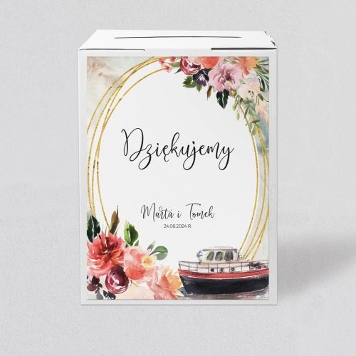 Pudełko na koperty i pieniądze Spring Love Motyw 7