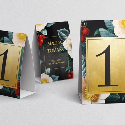 Numerki na stół Amore - Motyw 1