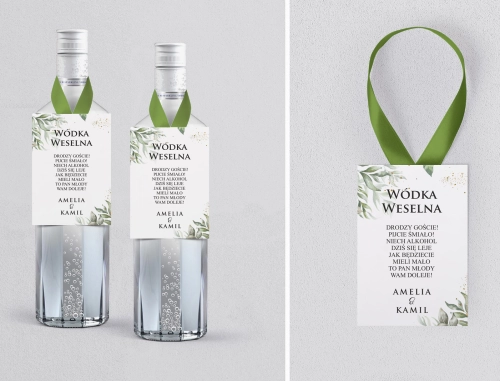 Zawieszka na alkohol Leaves - Motyw 1