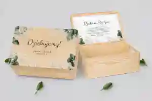 Skrzyneczka dla Rodziców - naturalna Soft Motyw 1