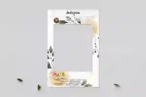 Ramka do zdjęć - Instagram Akwarelowe Wianki Motyw 4