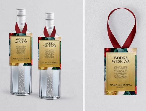 Zawieszka na alkohol Amore - ramka - Motyw 1
