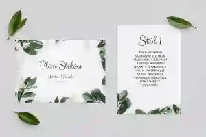 Plan Stołów - Karteczka Soft Motyw 1