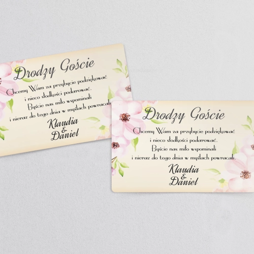 Naklejki na ciasto weselne Love Motyw 11